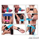 Bandagem Elástica 5Cm X 5M - Fita Kinesio Tape Fisioterapia