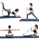Kit Elástico de Treino Mini Band + Elástico Tensão Extensor Exercício Treino Funcional Fisioterapia em Casa