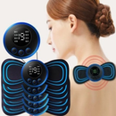 Kit com ate 5 Mini Massageador Elétrico Portátil Cervical EMS Alivia Dores Corpo