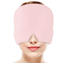 Touca De Enxaqueca Alívio Terapêutica Gel Hood Ice pack Máscara De Calor Para Os Olhos Dor De Cabeça