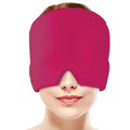 Touca De Enxaqueca Alívio Terapêutica Gel Hood Ice pack Máscara De Calor Para Os Olhos Dor De Cabeça