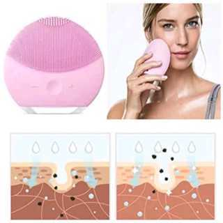 HYQ0127 Esponja Elétrica Massageadora Facial Rosa Azul Amarelo Preto Limpeza Varias Velocidades