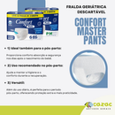 Kit 32 Fraldas Geriátricas Unissex ConfortMaster Pants P/M G/EG Calcinha/Cueca Incontinência Severa