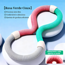 Futuro fit Aro Hula Hoop de Mola Fitness Queima Gordura Cintura e Abdômen Dobravel PVC Silencioso
