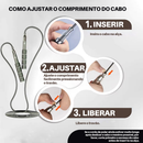 Corda de Pular Ajustável Corda Pular Profissional Speed Rope Crossfit Rolamento FuturoFit