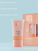 Base Líquida Boca Rosa Beauty 30ml – Efeito Matte, Alta Cobertura e Pele Sequinha