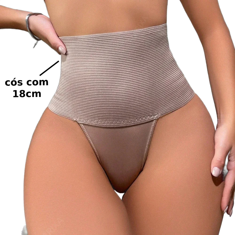 Kit 3 ou 2 Cinta Modeladora Feminina Zero Barriga Alta Compressão Reduz Medidas Pós Parto Barata