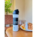 Hilee Garrafa Térmica 304 Inox Free Sip com Canudo, Tampa Dupla, Anti Vazamento, Portátil