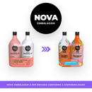 Kit S.O.S Hidratação Óleo de Rícino Shampoo e Condicionador Litrão Salon Line