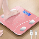 Balança Corporal Bioimpedância Digital Aplicativo Bluetooth Android Ios Suporta Até 180kg