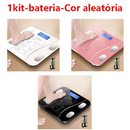 Balança Corporal Bioimpedância Digital Aplicativo Bluetooth Android Ios Suporta Até 180kg