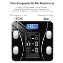 Balança Corporal Bioimpedância Digital Aplicativo Bluetooth Android Ios Suporta Até 180kg
