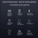 Balança Corporal Bioimpedância Digital Aplicativo Bluetooth Android Ios Suporta Até 180kg