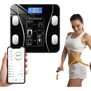 Balança Corporal Bioimpedância Digital Aplicativo Bluetooth Android Ios Suporta Até 180kg