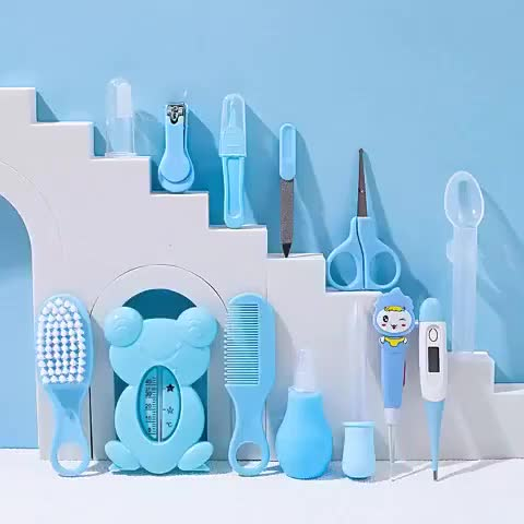Kit 13 Higiene Cuidado Bebê Recém Nascido Essencial 13 Peças Cuidados Com O Bebê Recém Recém