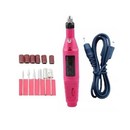 Lixadeira de Unhas Elétrica com Broca e Motor Bivolt para Manicure e Pedicure USB