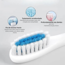 Kit 2 Escova de Dente Elétrica | IPX7 À Prova dÁgua + 6 Modos | Recarregável Portátil para Casa,rosa