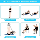 Elástico Extensor com Pedal Fitness Musculação Pilates Treino Funcional Fortalecimento Muscular