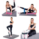 Kit Elástico de Treino Mini Band + Elástico Tensão Extensor Exercício Treino Funcional Fisioterapia em Casa