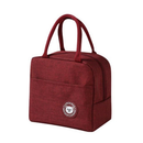 Bolsa Térmica Portátil de Mão Lancheira Marmita Viagem Piquenique Prático