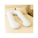 Travesseiro De Corpo Para Gestante gravida 200 fios Micropercal 120x60cm Ergonomico Cama Macio