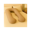 Travesseiro De Corpo Para Gestante gravida 200 fios Micropercal 120x60cm Ergonomico Cama Macio