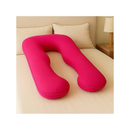 Travesseiro De Corpo Para Gestante gravida 200 fios Micropercal 120x60cm Ergonomico Cama Macio