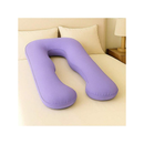 Travesseiro De Corpo Para Gestante gravida 200 fios Micropercal 120x60cm Ergonomico Cama Macio