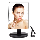 Espelho Mesa Iluminado com LED 22 Pontos Ajustável Toque USB Pilhas Oásis OIH-5203