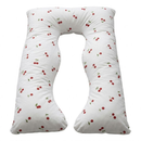 Travesseiro De Corpo Para Gestante gravida 200 fios Micropercal 120x60cm Ergonomico Cama Macio