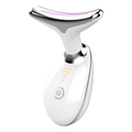 Massageador de Fototerapia LED para Pescoço e Rosto – Antirrugas, Firmador e Recuperação da Pele Radiante