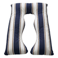 Travesseiro De Corpo Para Gestante gravida 200 fios Micropercal 120x60cm Ergonomico Cama Macio