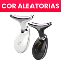 Massageador de Fototerapia LED para Pescoço e Rosto – Antirrugas, Firmador e Recuperação da Pele Radiante