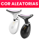 Massageador de Fototerapia LED para Pescoço e Rosto – Antirrugas, Firmador e Recuperação da Pele Radiante