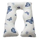 Travesseiro De Corpo Para Gestante gravida 200 fios Micropercal 120x60cm Ergonomico Cama Macio