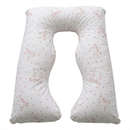 Travesseiro De Corpo Para Gestante gravida 200 fios Micropercal 120x60cm Ergonomico Cama Macio